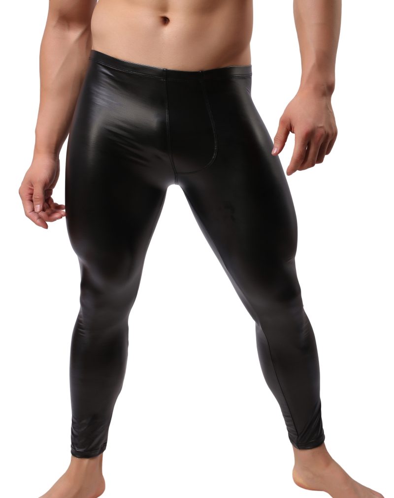 PU Leather Tights Leggings