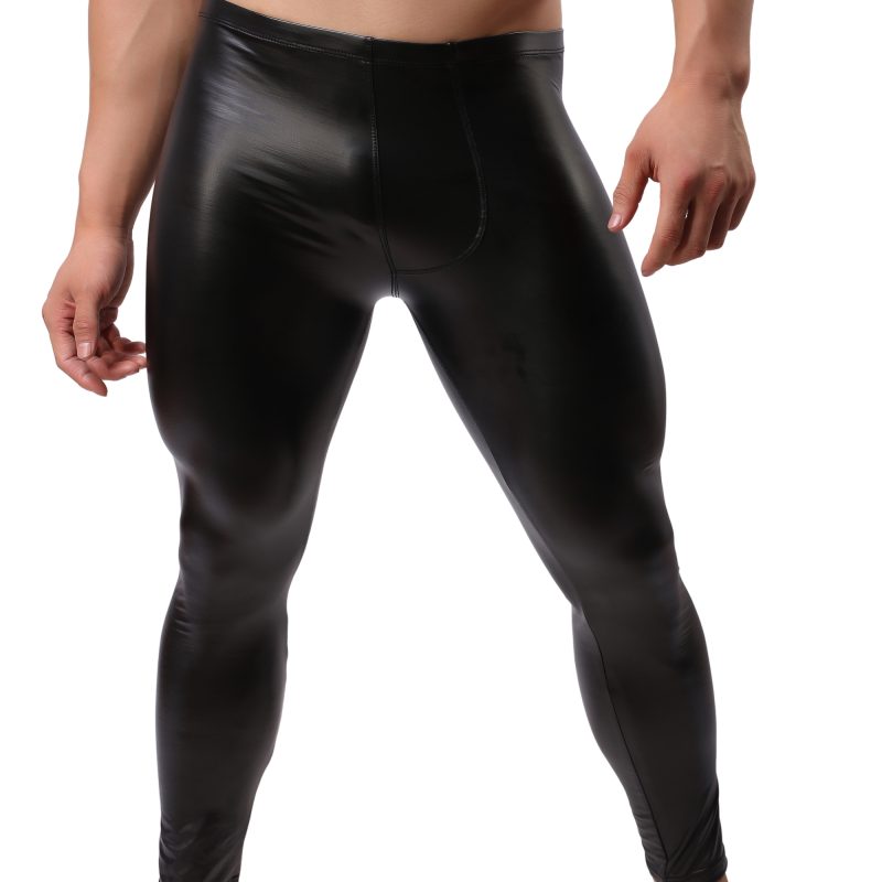 PU Leather Tights Leggings