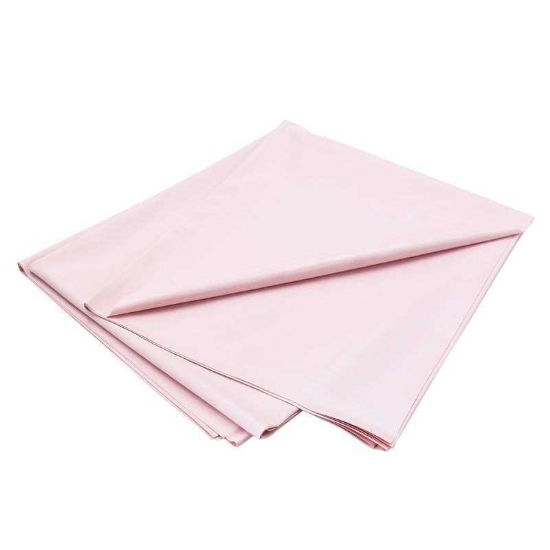 PVC Waterproof Bed Sheet - Pink