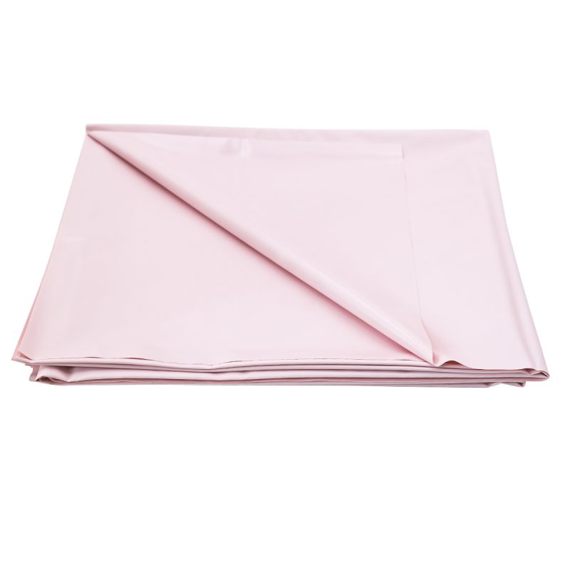 PVC Waterproof Bed Sheet - Pink